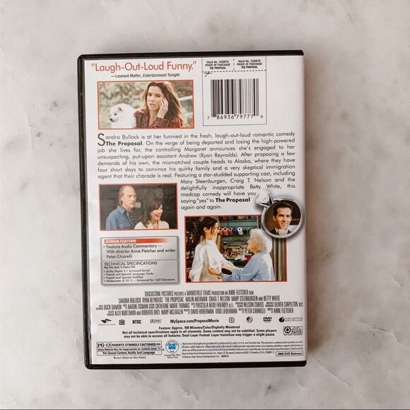 The Proposal DVD (2009) with Sandra Bullock and Ryan Reynolds Y2K Movie Night - Picture 2 of 3